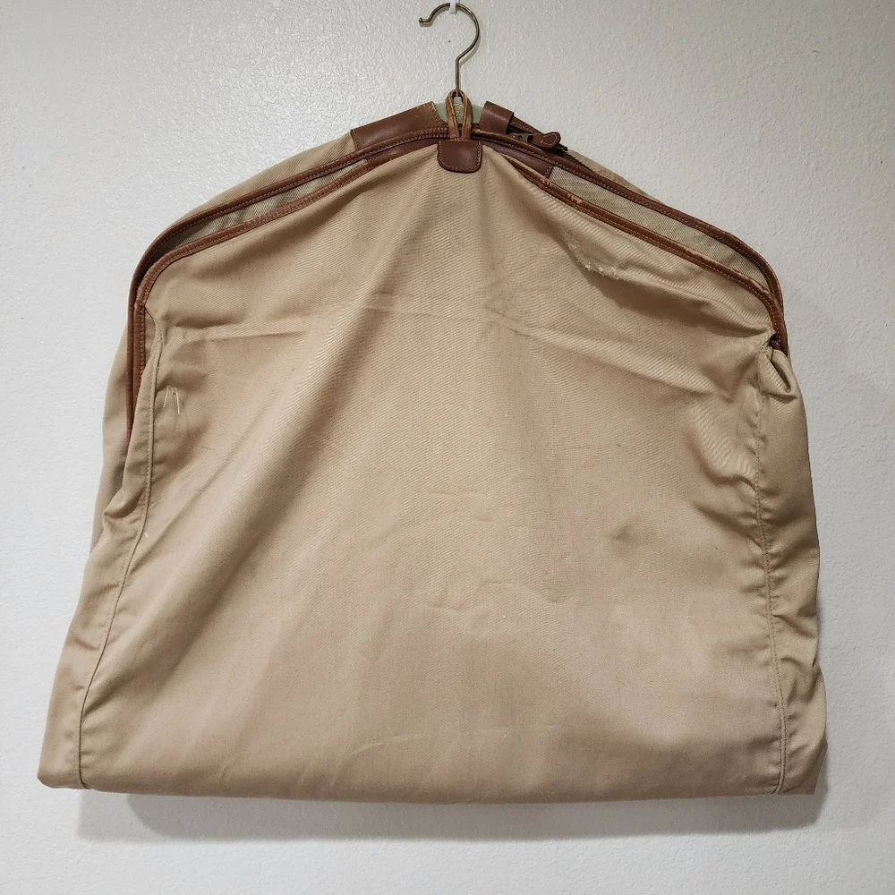 Vintage Ghurka Marley Hodgson No. 64 Cover Up II Canvas & Leather Garment Bag